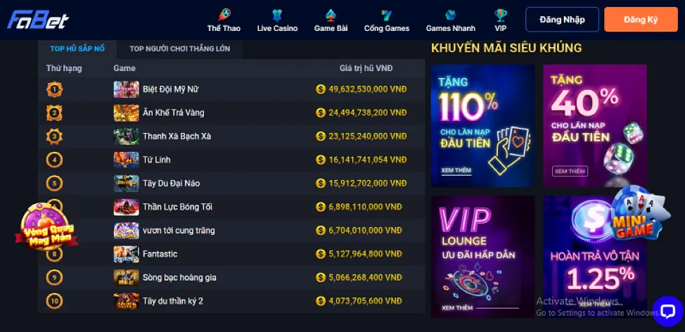 Biểu tượng chơi game di động Win89